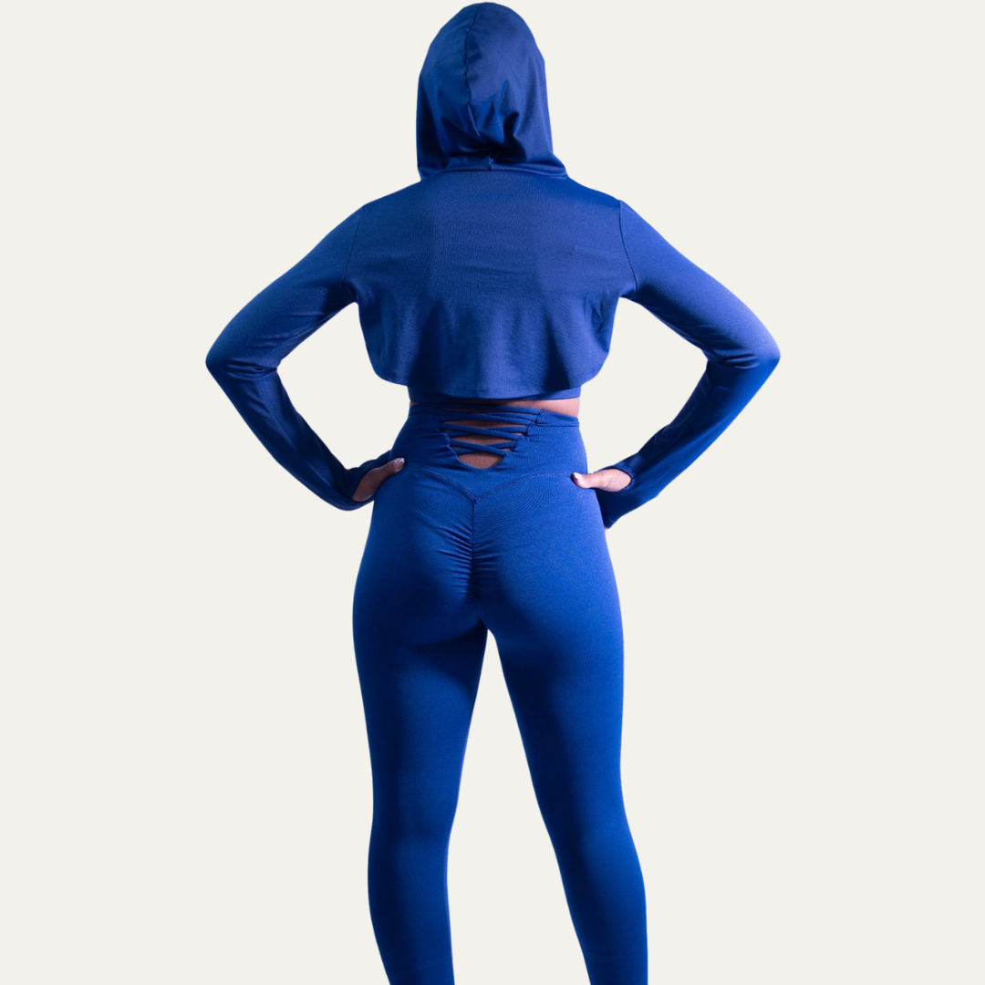 Crop top à capuche