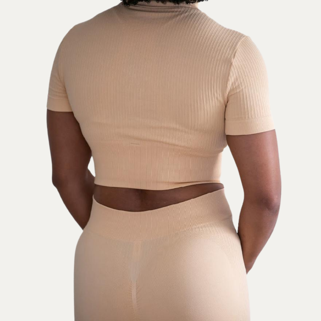 Crop Top Manches Courtes