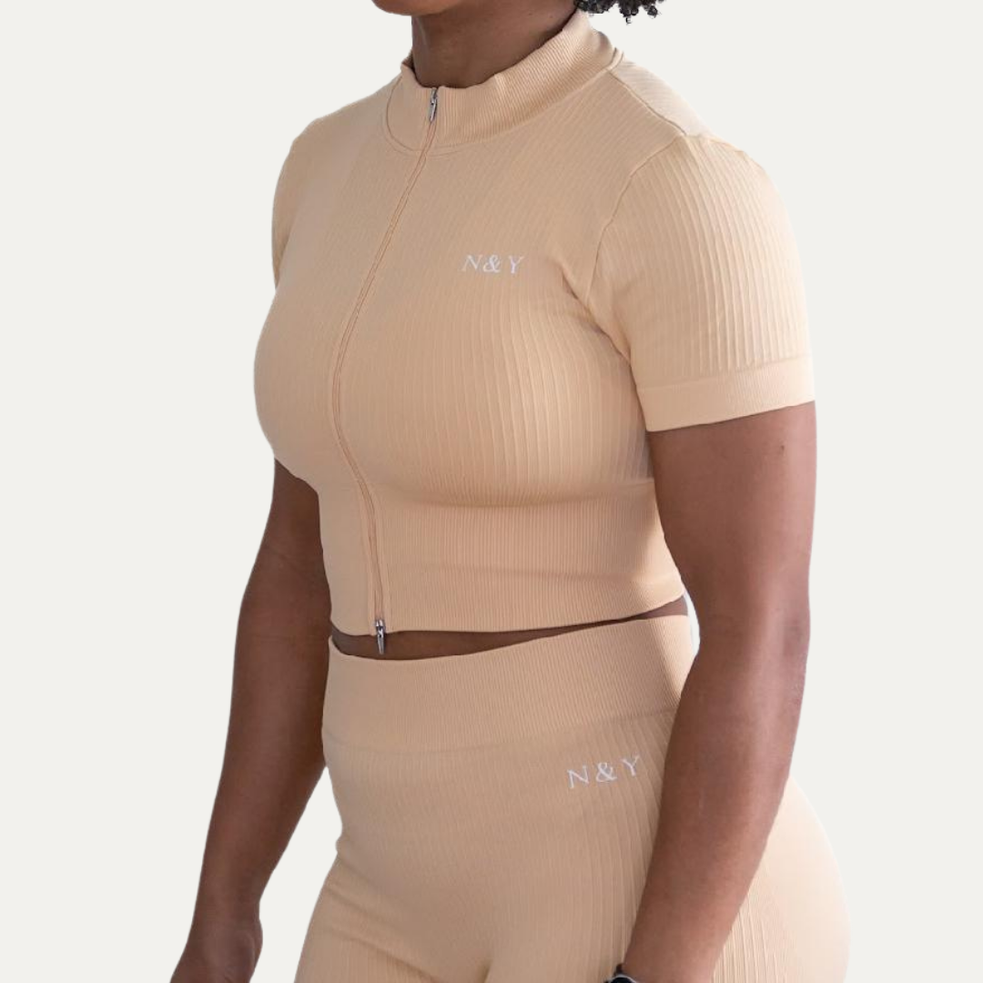 Crop Top Manches Courtes